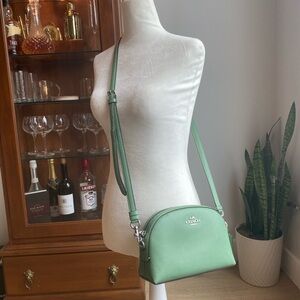 NWOT Coach Mint Green Crossbody Bag